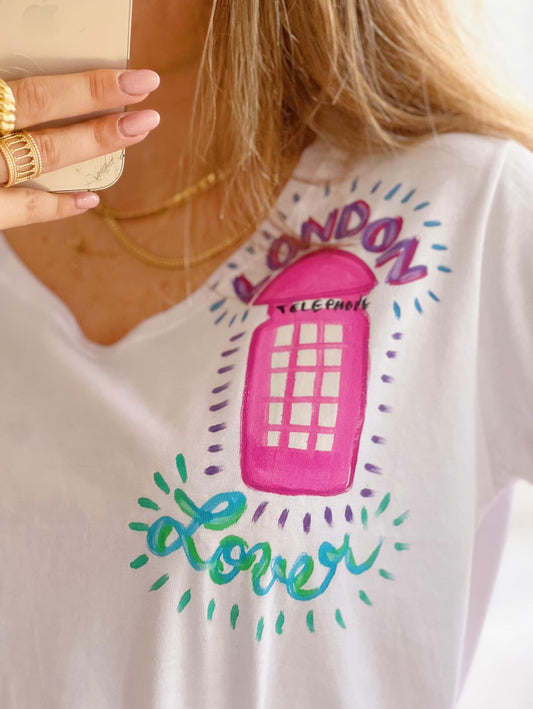 London Phone Booth Tshirt