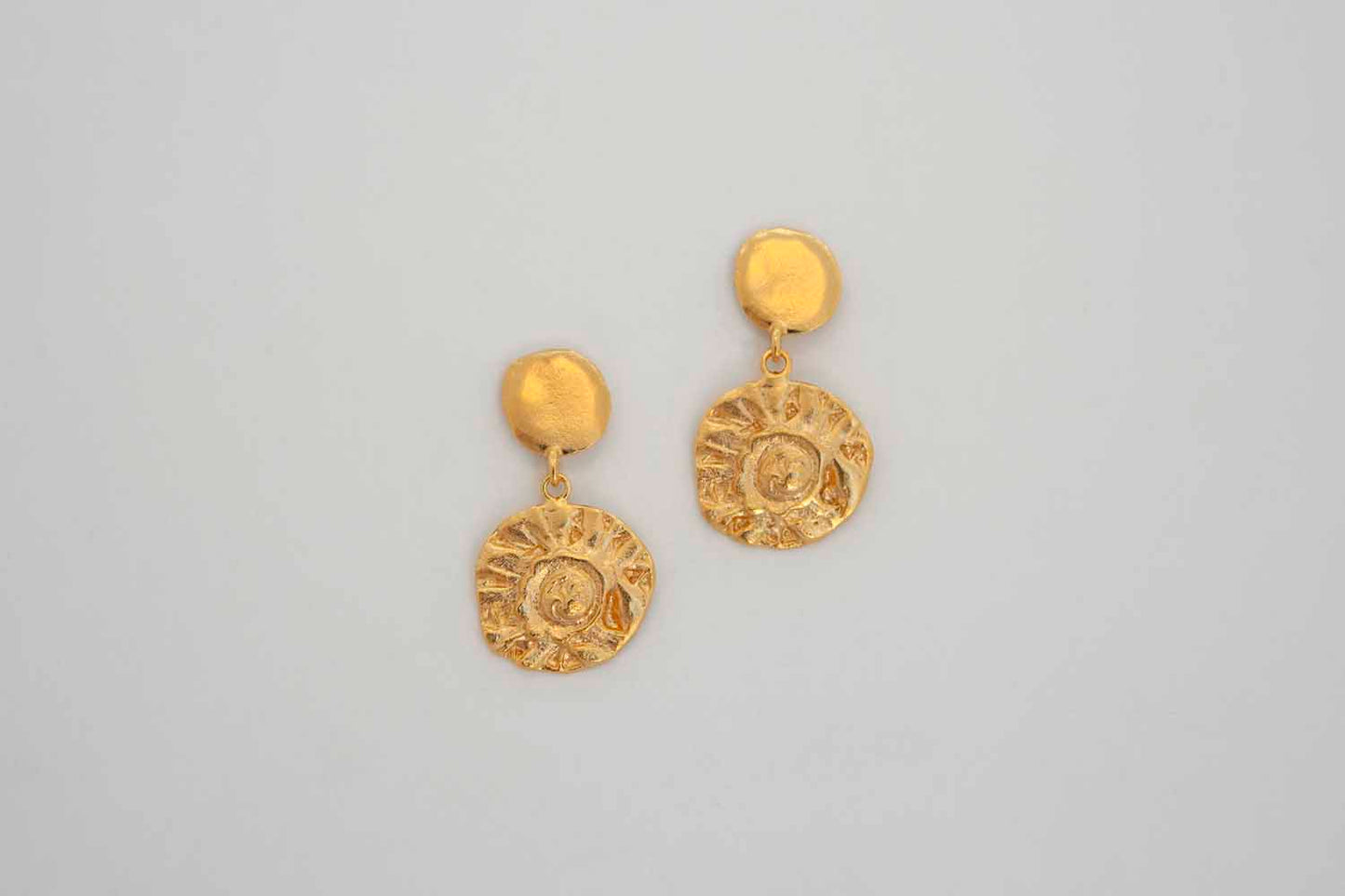 Earrings Klimt Round